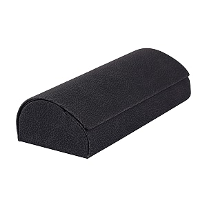 vivid vision unisex adult lightweight eyewear specs case cover  protect eye glasses  chashma dibbi  spectacle box  closure - magnetic  faux leather  ic-571  black