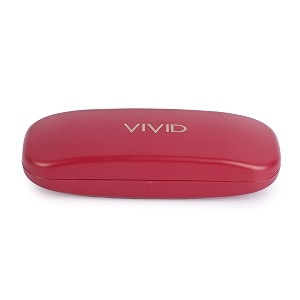 vivid vision unisex adult lightweight eyewear specs case cover  protect eye glasses  abs  plastic  spectacles  cases  ap - 434  maroon