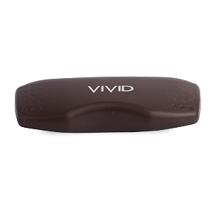 vivid vision unisex adult lightweight eyewear specs case cover  protect eye glasses  abs  plastic  spectacles  cases  ap-418  brown