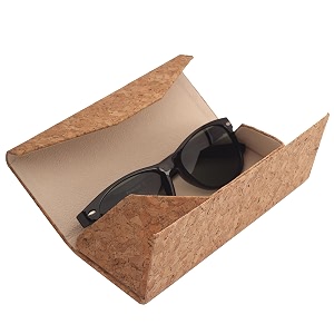 vivid vision unisex adult lightweight eyewear specs case cover  protect eye glasses  chashma dibbi  spectacle box  foldable  cases  closure - magnetic  faux leather  ic-545  light brown