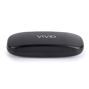 vivid vision unisex adult lightweight eyewear specs case cover  protect eye glasses  abs  plastic  spectacles  cases  ap - 434  black