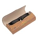 VIVID Vision Unisex Adult Eyewear Specs Case Cover | Screw Driver | Free Cloth | Protect Eye Glasses | Leatherite | IC - 538 | Light Brown | 3 IN 1