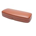 VIVID Vision Unisex Adult Lightweight Eyewear Specs Case Cover | Protect Eye Glasses | Chashma Dibbi | Spectacle Box | Closure - HINGE-SPRING | Metal | IC-207 | BROWN
