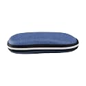 VIVID Vision Unisex Adult Lightweight Eyewear Specs Case Cover | Pouch | Protect Eye Glasses | Denim | Spectacles | IC-379 | Blue