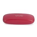 VIVID Vision Unisex Adult Lightweight Eyewear Specs Case Cover | Protect Eye Glasses | ABS | Plastic | Spectacles | Cases | AP - 434 | Maroon