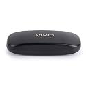 VIVID Vision Unisex Adult Lightweight Eyewear Specs Case Cover | Protect Eye Glasses | ABS | Plastic | Spectacles | Cases | AP - 434 | Black