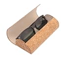 VIVID Vision Unisex Adult Eyewear Specs Case Cover | Screw Driver | Free Cloth | Protect Eye Glasses | Faux Leather | Sunglasses | IC - 537 | Light Brown | 3 IN 1