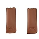 VIVID Vision Unisex Adult Lightweight Eyewear Specs Case Cover | Protect Eye Glasses | Chashma Dibbi | Spectacle Box | Open Flap | Artificial Leather | D-10 | Brown-Brown