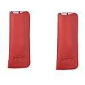 VIVID Vision Unisex Adult Lightweight Eyewear Specs Case Cover | Protect Eye Glasses | Chashma Dibbi | Spectacle Box | Open Flap | Artificial Leather | D-10 | Red-Red