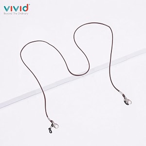 unisex spec holder hook amp loop anit slip eyewear lanyard faux leather chain