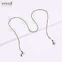 Unisex Spec Holder Hook &amp; Loop Anit Slip Eyewear Lanyard Faux Leather Chain