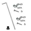 VIVIDA Chain Link Gate Drop Rod, Metal Fence Cane Bolt 1-3/8" x 32", 1 PCS