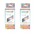 VividVision® Combo of 2 PRODUCTS- 50ML spray-contains NO Detergent, NO foam, cleaning cloth Cleans Any Lens or Screen Eyeglass Repair kit - YLW-BLUE CLOTH SCREW IN BOX-Pack of 2