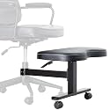 VIVO Black Retrofit Footrest for Office Chair, Chair-REST1