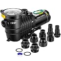VIVOHOME 1.5HP Dual Voltage Pool Pump for In/Above Ground Pools