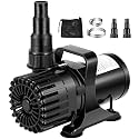 VIVOHOME 100W 1800GPH Submersible Water Pump with Barrier Bag for Koi Pond