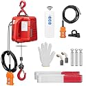 VIVOHOME 3in1 Electric Hoist Winch 1100lbs, 40ft Lifting Height for Towing