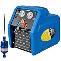 VIVOHOME A2L 1 HP Dual Cylinder Portable Refrigerant Recovery Machine