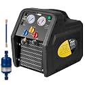 VIVOHOME A2L 1 HP Dual Cylinder Portable Refrigerant Recovery Machine