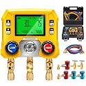 VIVOHOME Digital HVAC Manifold Gauge Set with R134a R1234yf Quick Couplers