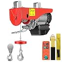 VIVOHOME Electric Hoist, 110V 1320 Lbs Winch with Wireless Remote Control