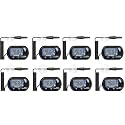 VIVOSUN 8-Pack LCD Digital Aquarium Thermometer Fish Tank Water Terrarium Temperature with Suction Cup for Turtle