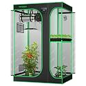 VIVOSUN D325 2-in-1 3x2 Grow Tent 36"x24"x53" Mylar Multi-Chamber Tents