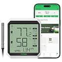 VIVOSUN Digital Hygrometer Thermometer, Humidity Meter with Probe, App