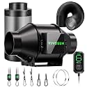 VIVOSUN G4 Air Filtration Kit, Inline Fan, Controller, Carbon Filter, Duct