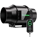 VIVOSUN G6 6" Inline Fan &amp;Cycle Mode Speed Controller, 388 CFM Aerozesh Fan