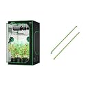 VIVOSUN S448 4x4 Grow Tent and 2pcs VIVOSUN Grow Tent Support Poles 48x48 inches, Hanging Bars