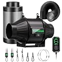 VIVOSUN T4 Air Filtration Kit, Inline Fan, Controller, Carbon Filter, Duct