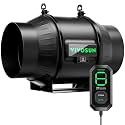 VIVOSUN T6 6" Inline Fan &Cycle Mode Speed Controller, 408 CFM Aerozesh Fan