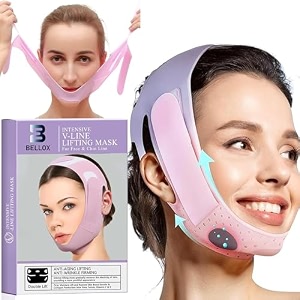 vivue silicone v face mask face lift up belt for women and men