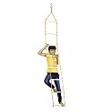 VIXERA Rope Climbing Ladder Indoor/Outdoor for Kids - Ninja, Kid for 4 to 10 Years (Yellow)