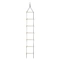 VIXERA Rope Climbing Ladder Indoor/Outdoor for Kids - Ninja Obstacle, 4 to 10 Years (Black)