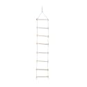 VIXERA Rope Climbing Ladder Indoor/Outdoor for Kids - Ninja Obstacle, 4 to 10 Years (White)