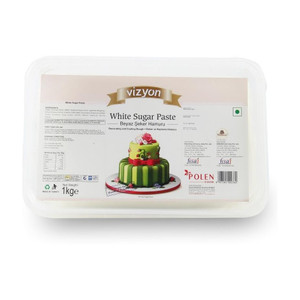vizyon white 1 kg sugar paste 1 kg na