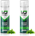 VJPRIME Shave Foam - Brew Series Green Tea (Pack of 2_200 g) (200 g)