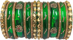 Vjy Glass Zircon Bangle Set
