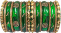 Vjy Glass Zircon Bangle Set