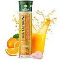 Vlado's Himalayan Organics Japanese Reduced L Glutathione Effervescent Tablets 1150mg with Hyaluronic Acid , Niacinamide, Biotin, Vitamin C, E , Astaxanthin, L Cysteine - For Anti-Pigmentation Skin Lightening, Detoxificat