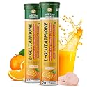 Vlado's Himalayan Organics L Glutathione Effervescent Tablets 1150mg - Japanese Glutathione Reduced - with Hyaluronic Acid , Niacinamide, Biotin,Vitamin C, E , Astaxanthin, L Cysteine - For Anti-Pigmentation Skin Lighteni