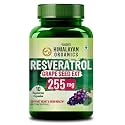 Vlado’s Himalayan Organics Resveratrol 255mg with Grape Seed Extract Supplement - 10 Veg Capsules