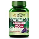 Vlado’s Himalayan Organics Resveratrol 255mg with Grape Seed Extract Supplement | Support Heart And Skin Health | Stop Aging | Powerful Anti-oxidant | Anti Aging Supplement for Youthful Skin I Pharma Grade Resveratrol Supplem