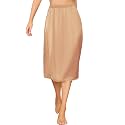 Vlazom Women's Satin Half Slip for Under Dress Long Underskirt Soft Under Slips for Women Under Dresses Size S-XXL