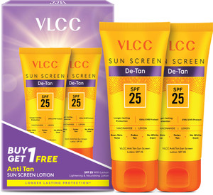 VLCC Sunscreen - SPF 25 PA De-Tan