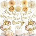 Vlipoeasn Champagne Gold Good Luck Finding Better Coworkers Than Us Decor