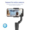 VLOG Pocket Smartphone & Action Camera - Foldable 3 Axis Gimbal (240 GMS) RGB LED Selfie Ring Light 26cm Spotlight Fill Light lamp Makeup Ringlight Remote Adjustable Dimmable Ring Light Lamp