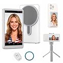 Vlog Selfie Monitor Screen for iPhone & Android, Magnetic Wireless Back Camera Monitor with 100FT Bluetooth Remote for Photos, Vlogs & Live Streaming